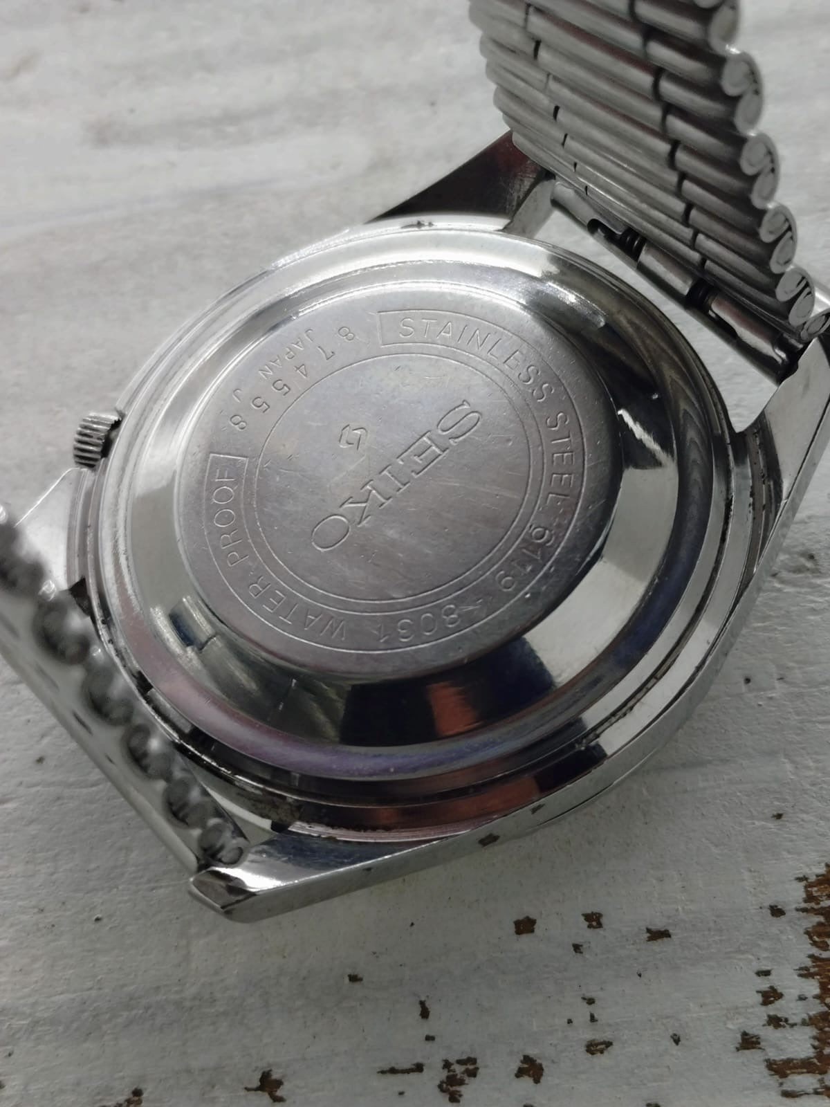 Seiko 5 – Réf. 6119-8031 – Calibre 6119, 21 rubis, Suwa Seikosha – lunette cannelée – juillet 1968 – fraîchement révisée