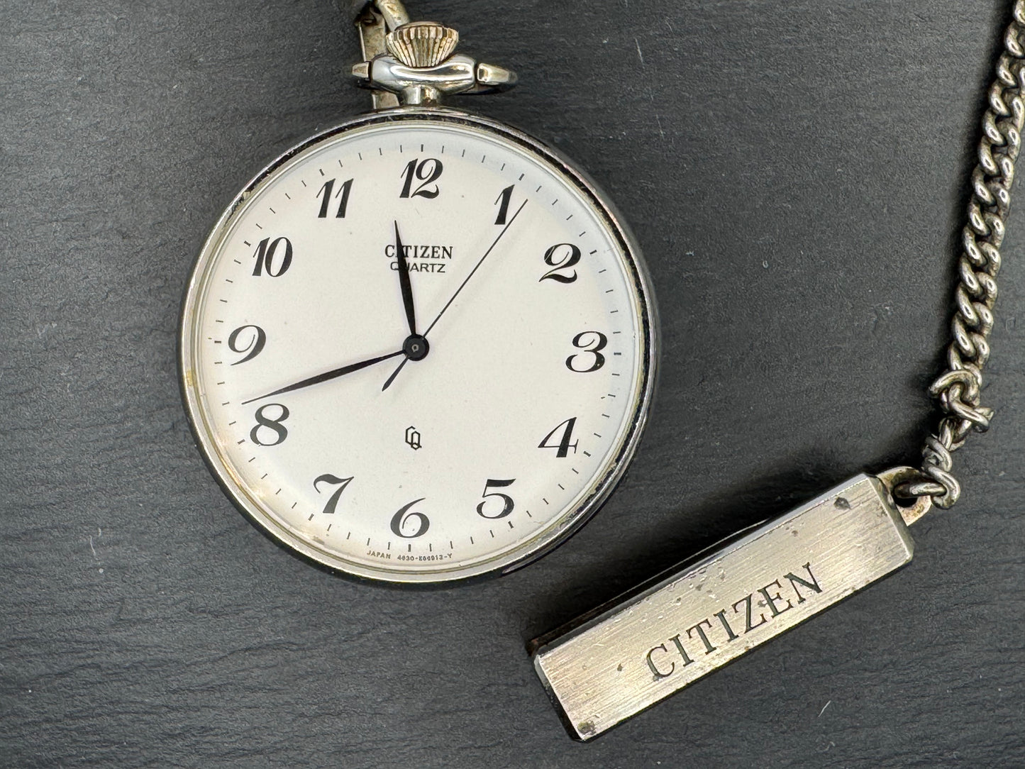 Citizen Quartz Taschenuhr – Erinnerungsuhr „普山記念 / 高尾山隆玄“ – Japan, 1994