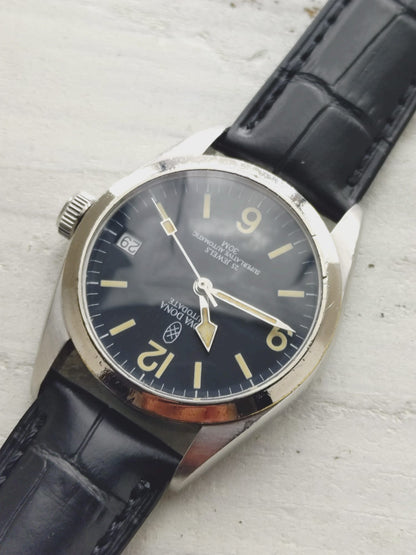Nova Dona Autodate – Japan's first magazine project watch – ETA 2824-2, exhibition case back – Serviced early 2026