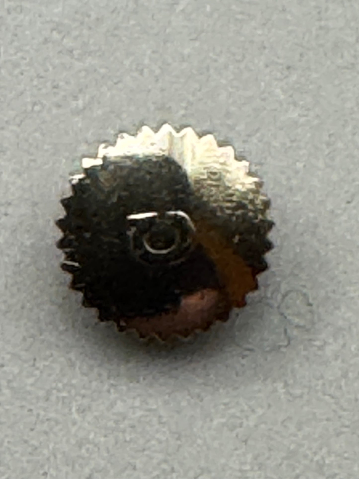 Citizen „5“ Staubdicht-Krone 4,6 mm (1 Stück) – vergoldet mit Citizen "C" Logo, NOS