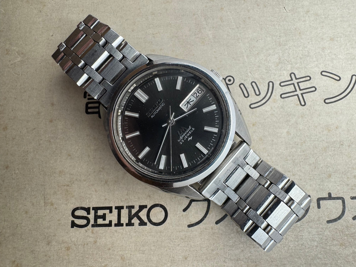 Seiko Lord Matic Special 5206-6020 – Calibre 5206, 23 rubis, Daini Seikosha – cadran anthracite – avril 1971 – récemment révisée