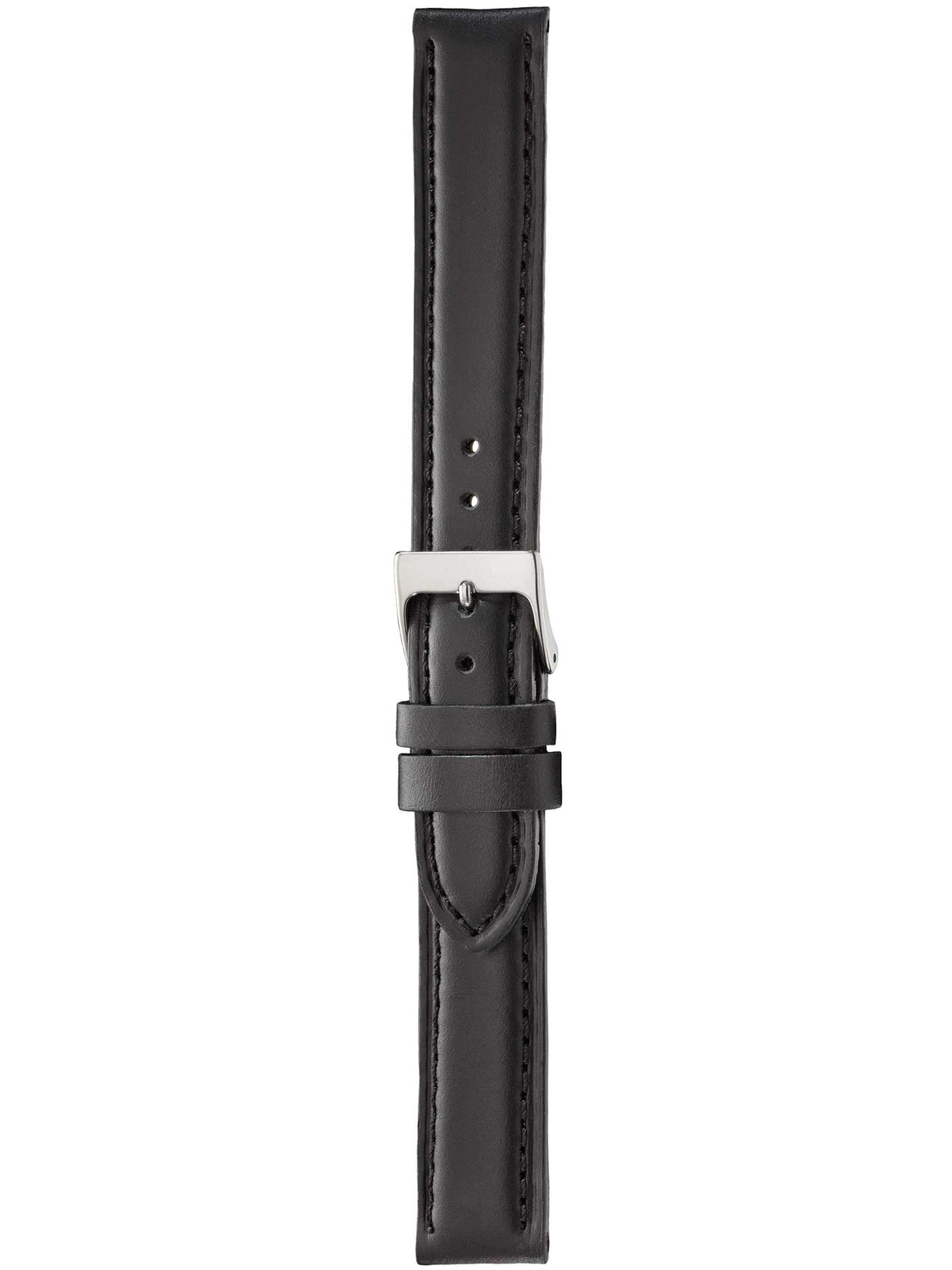 Herzog Neapel Lederarmband Schwarz