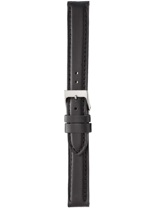Herzog Neapel Lederarmband Schwarz