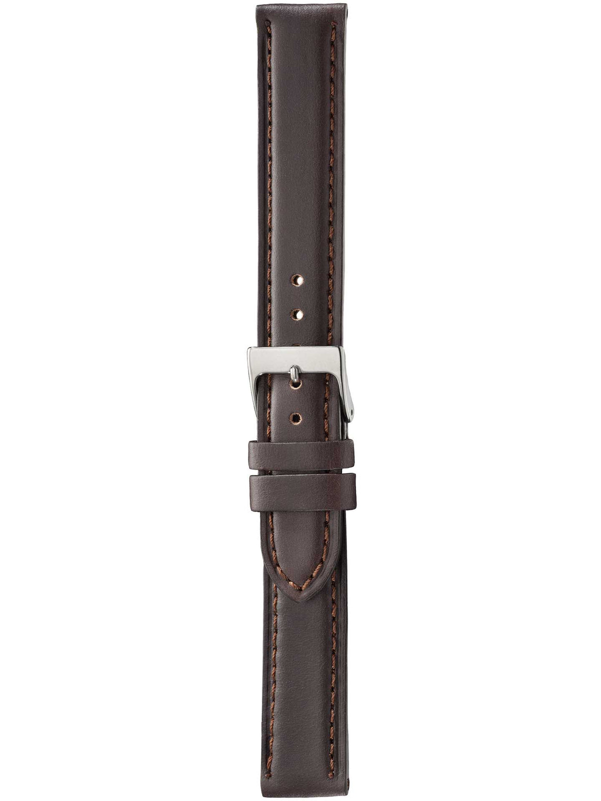 Herzog Neapel Lederarmband Dunkelbraun