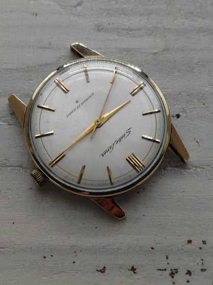 Seiko Liner « Diashock 23 Jewels » – Réf. J15007E – Calibre 3140, remontage manuel – Plaqué or – Début des années 1960 – Récemment révisée