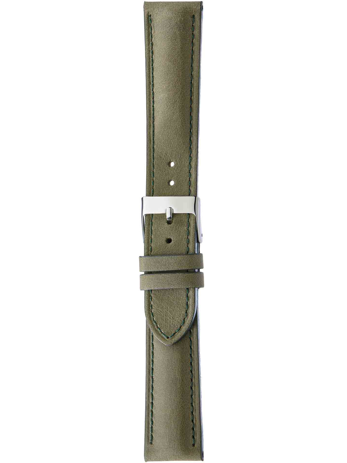 Herzog Italo-Matt Lederarmband Olive