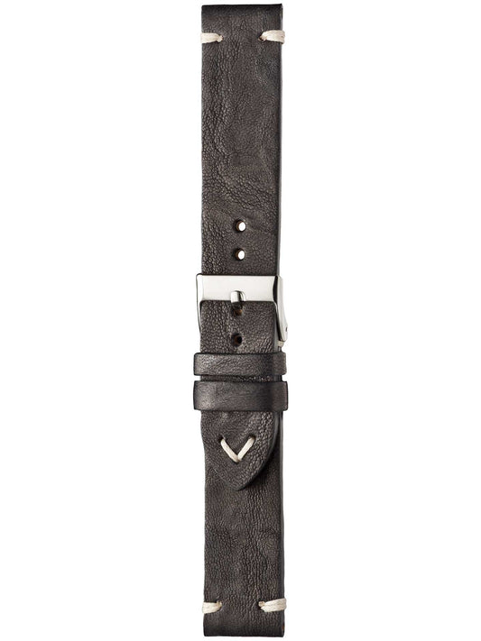 Herzog Parma Lederarmband Schwarz