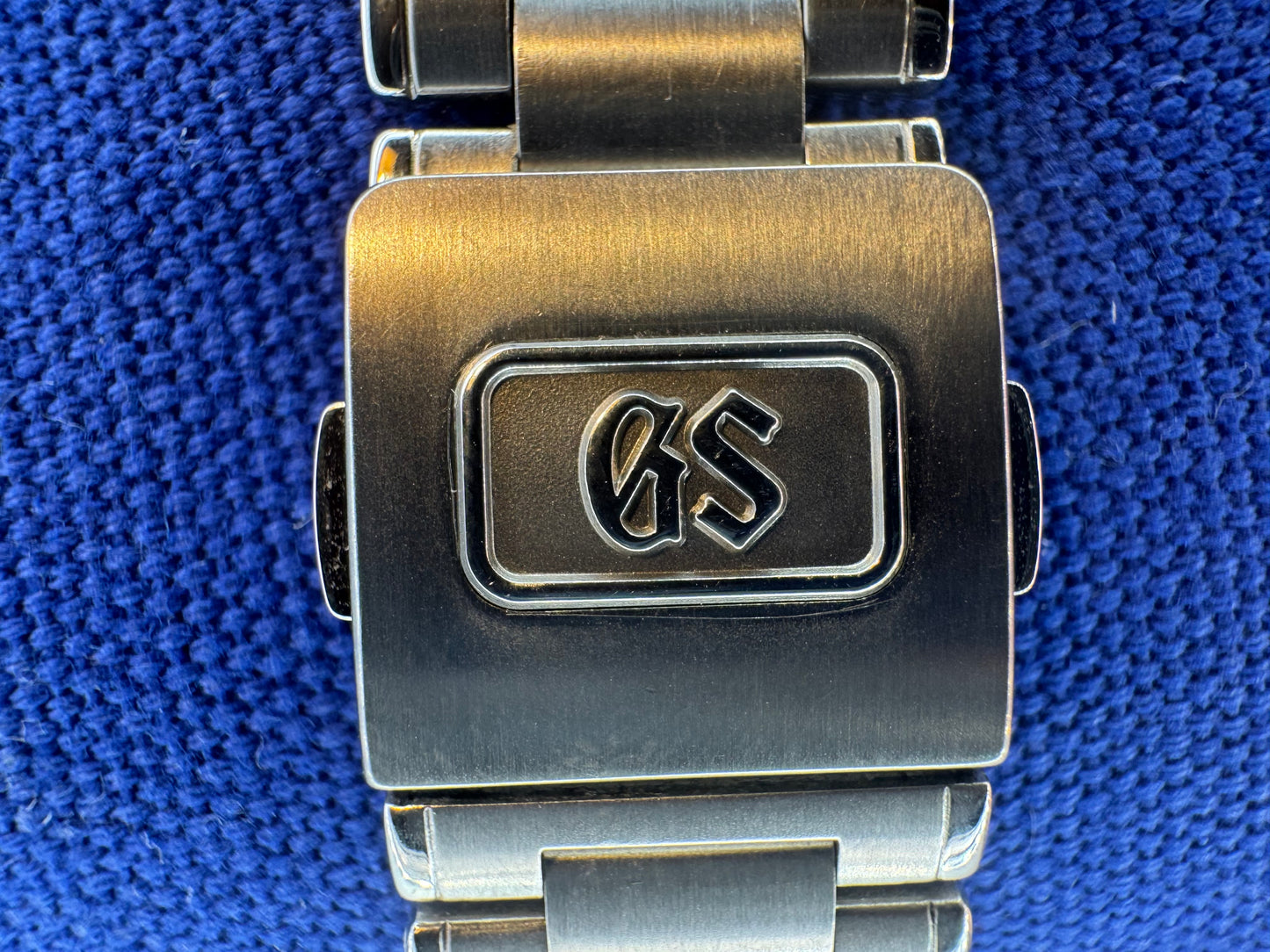 Grand Seiko Quarz SBGX005 / 9F62-0A10 - Champagnerfarbenes Sunburst-Zifferblatt · Original Stahlband mit GS-Schließe · Februar 2004