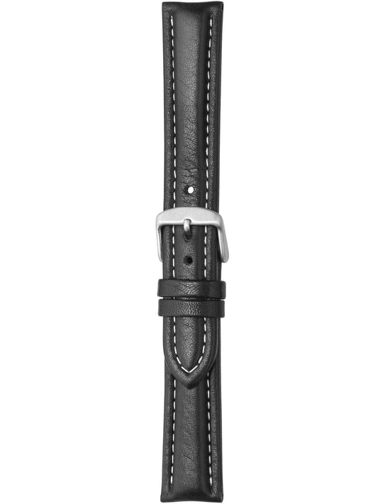 Herzog Bio-Leder Lederarmband Schwarz