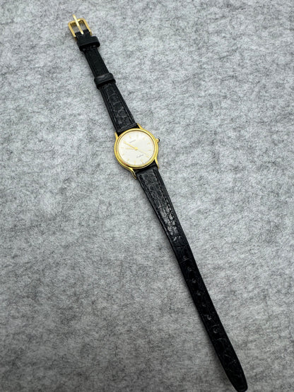 Seiko Exceline – Novembre 1986 – montre femme plaquée or avec couronne cabochon – Réf. 7321-0440
