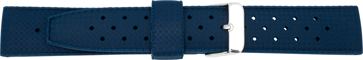 Silikonuhrarmband blau XL - 20mm