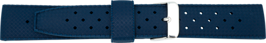 Silikonuhrarmband blau XL - 20mm