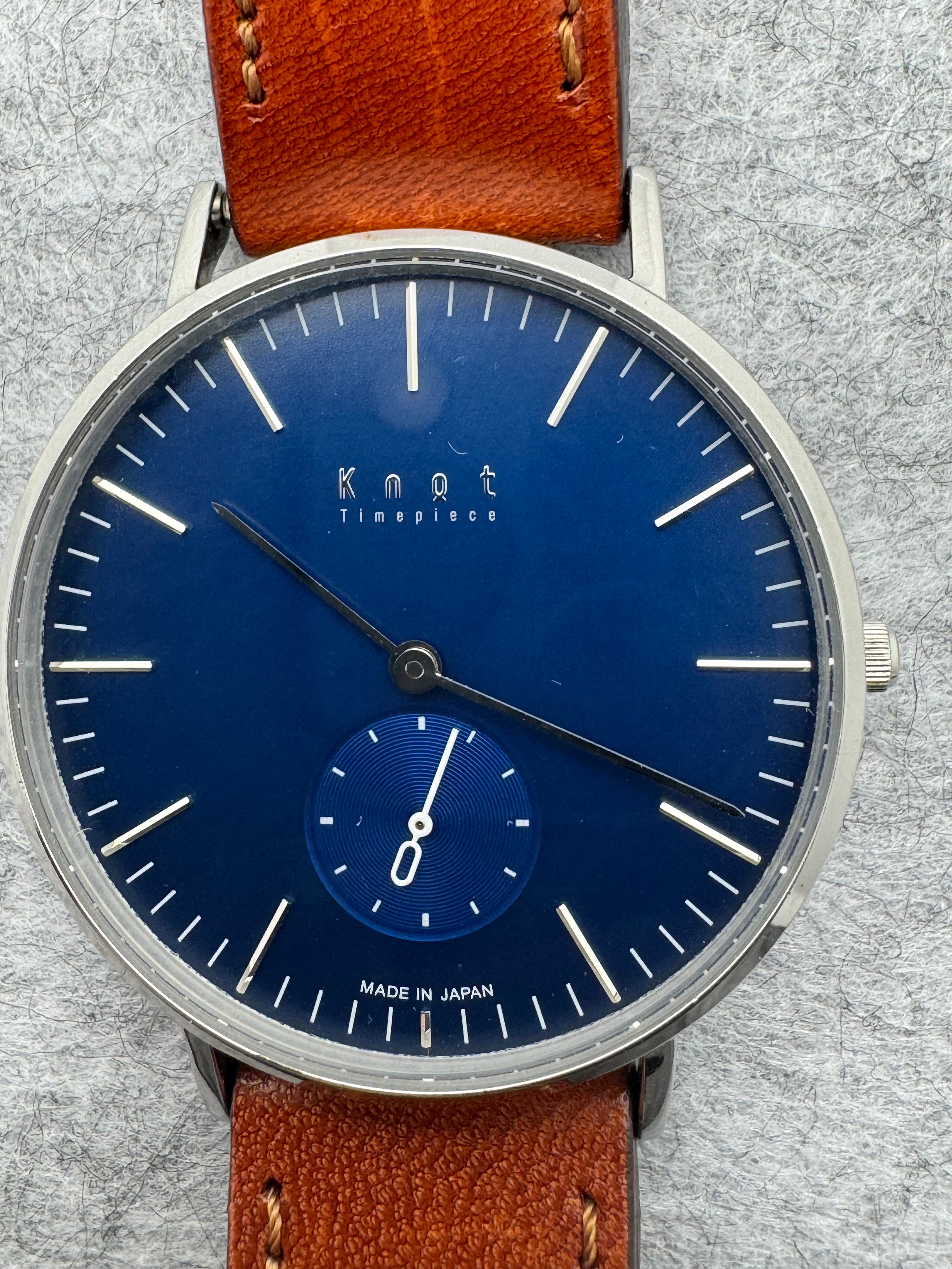 Knot Japan CS-36 – Deep Blue Dial (Made in Japan) – Japanese