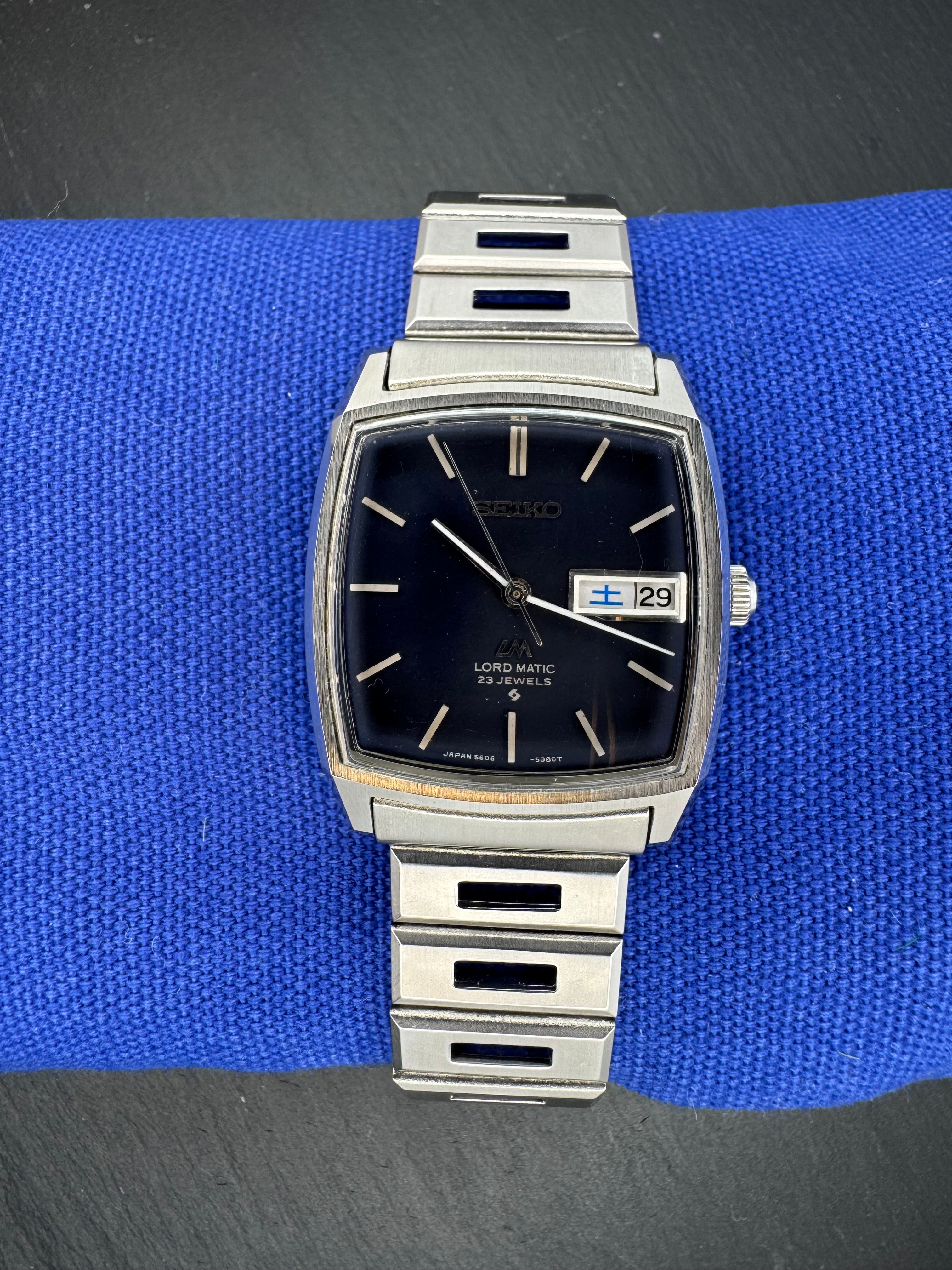Seiko Lord Matic 5606-5000 – Rare Rectangular Vintage Automatic