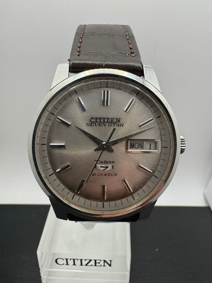 Citizen Seven Star Deluxe Automatic – März 1968 – Tropical Dial – 21 Jewels