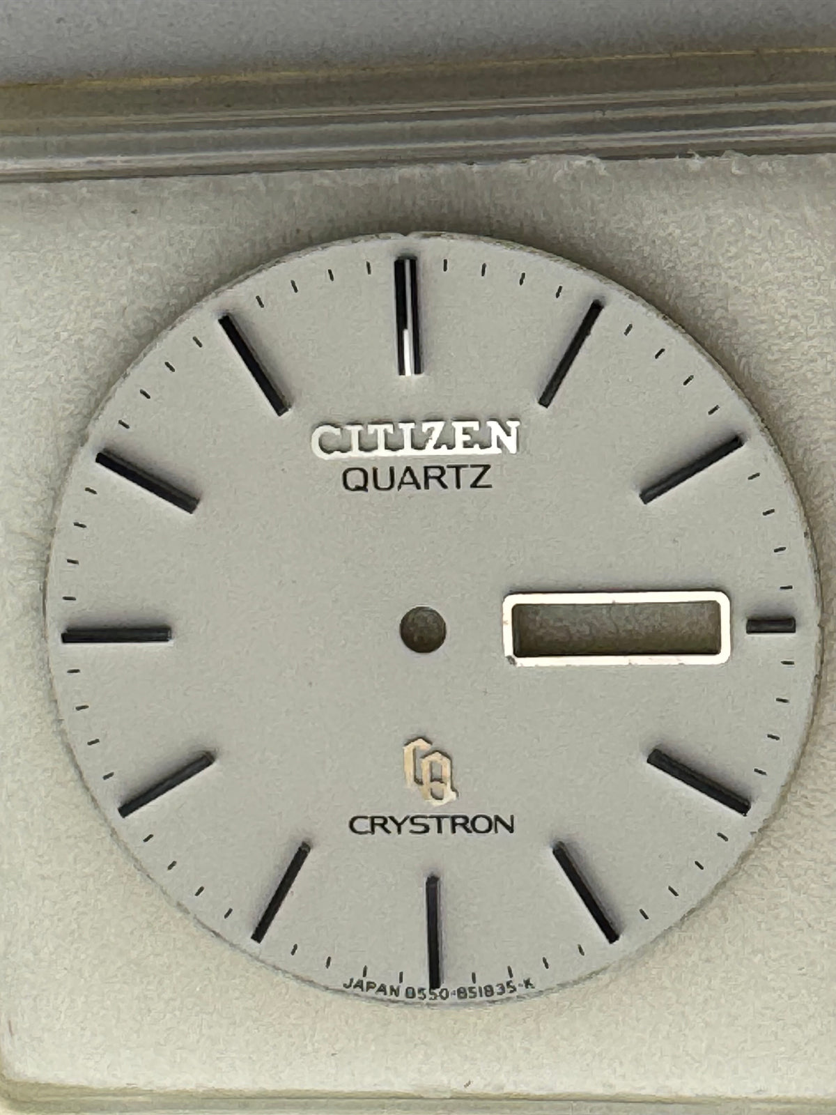 Citizen Crystron Quartz – Zifferblatt 8550-851835-K (NOS)