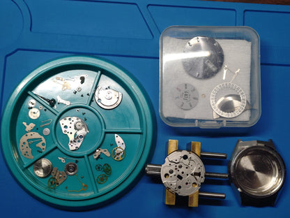 Grand Seiko 61GS Hi-Beat – Ref. 6146-8050 – Caliber 6146A, 36,000 vph, Suwa Seikosha – blue-grey dial, faceted crystal – May 1972 – freshly serviced