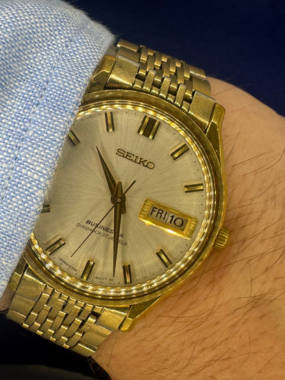 Seiko Business-A 8346-8000 – February 1971 – Diashock 27 Jewels, Day/Date – Original Bracelet – Serviced 2026