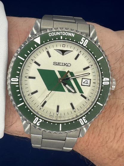 Seiko × JR Série 185 – limitée à 300 exemplaires, n° 264 – Réf. 7N42-HBE0 – Bracelet d'origine