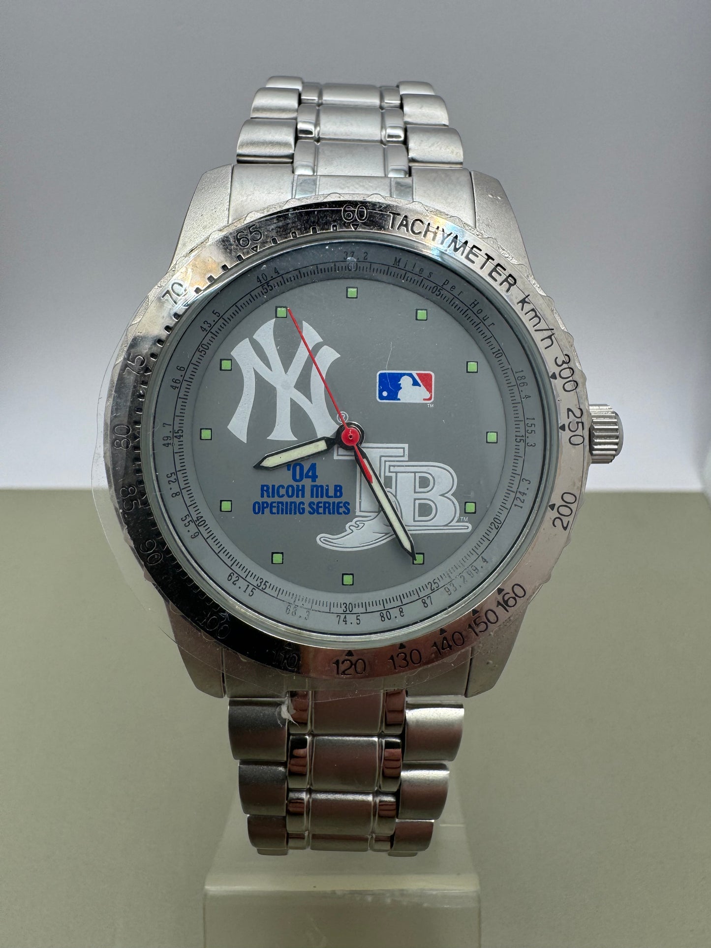 Ricoh MLB Opening Series 2004 – New York Yankees vs. Tampa Bay Devil Rays – limitierte Japan-Eventuhr – NOS Full Set