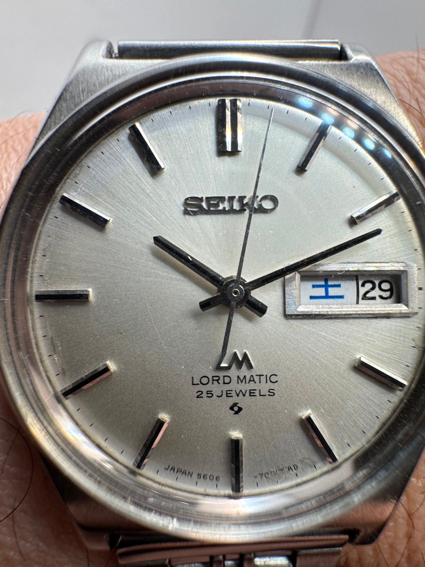Seiko Lord Matic 5606-7010 – Dezember 1970 – 25 Jewels – JDM Vintage Klassiker – frisch revidiert