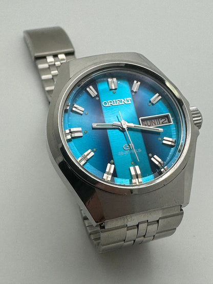 Orient GM Automatic 25 Jewels - Turquoise Dial - 1970s