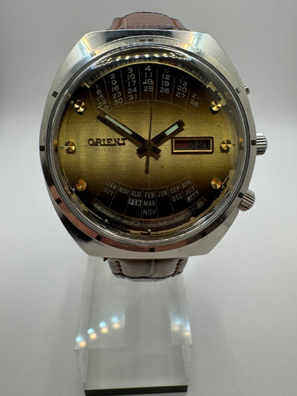Orient Kalenderuhr „Multi-Calendar“ - Referenz Y469672-4A – Japan, ca. 1970er Jahre