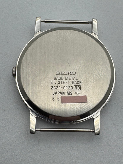 Seiko Quartz – Ref. 2C21-0120 (June 1986, Japan)