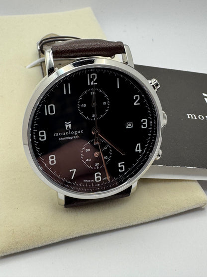 monologue MW401 Chronograph – Japan Made Chronograph im Full Set (ungetragen, 2025)