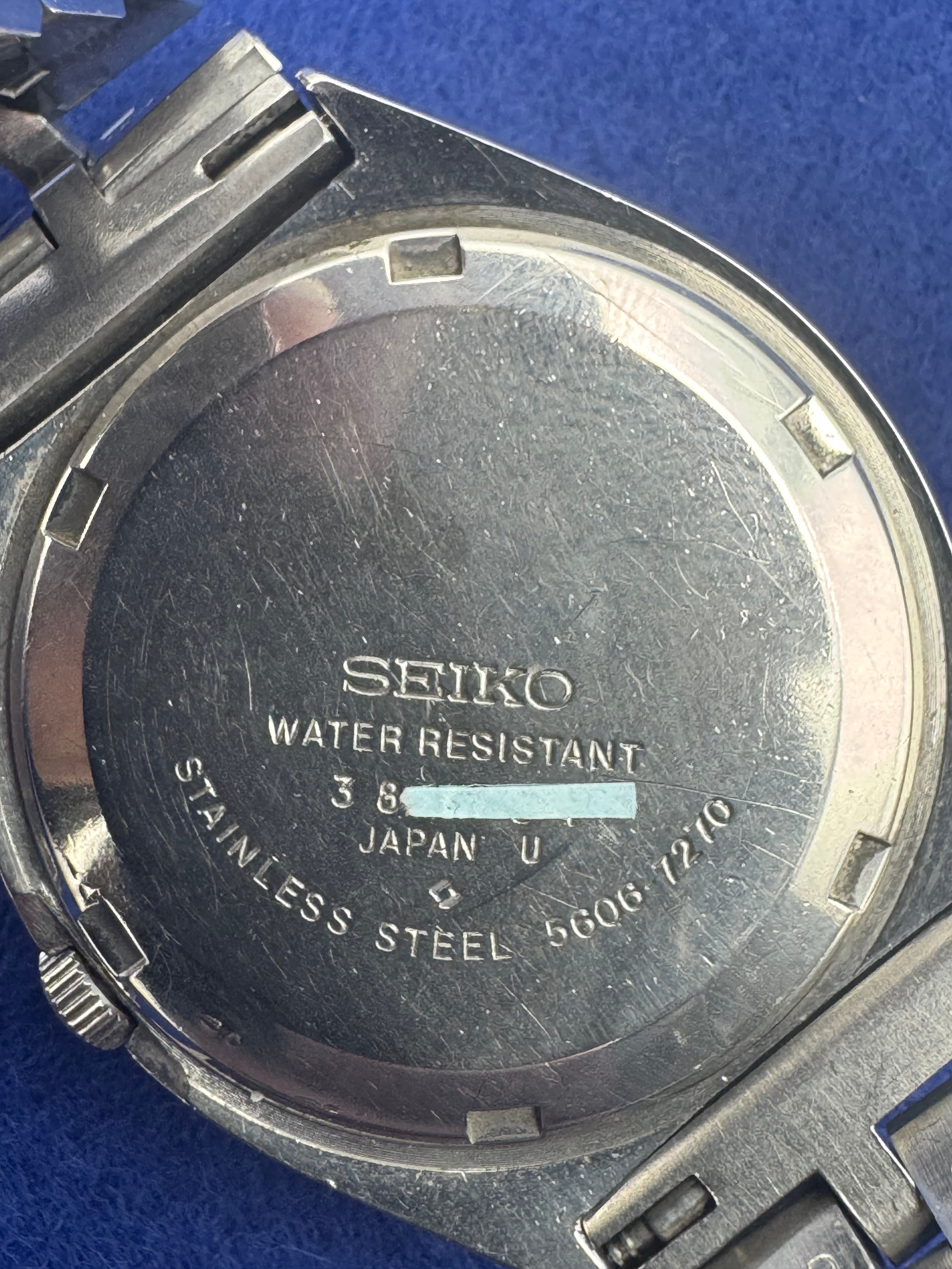 Seiko Lord Matic 5606-7270 – Blue & Gold Dial – August 1973
