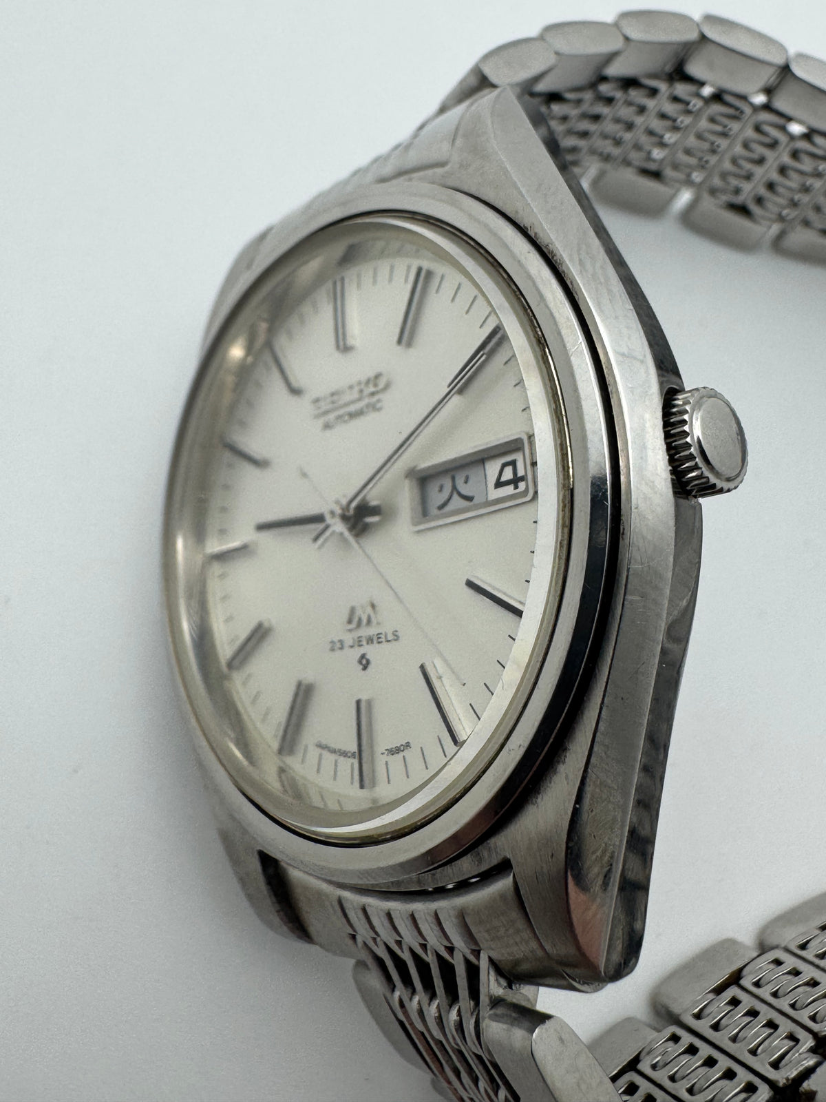 Seiko Lord Matic 5606-7012 – Janvier 1974 – Cal. 5606, 23 rubis – Bracelet d'origine – Révisée