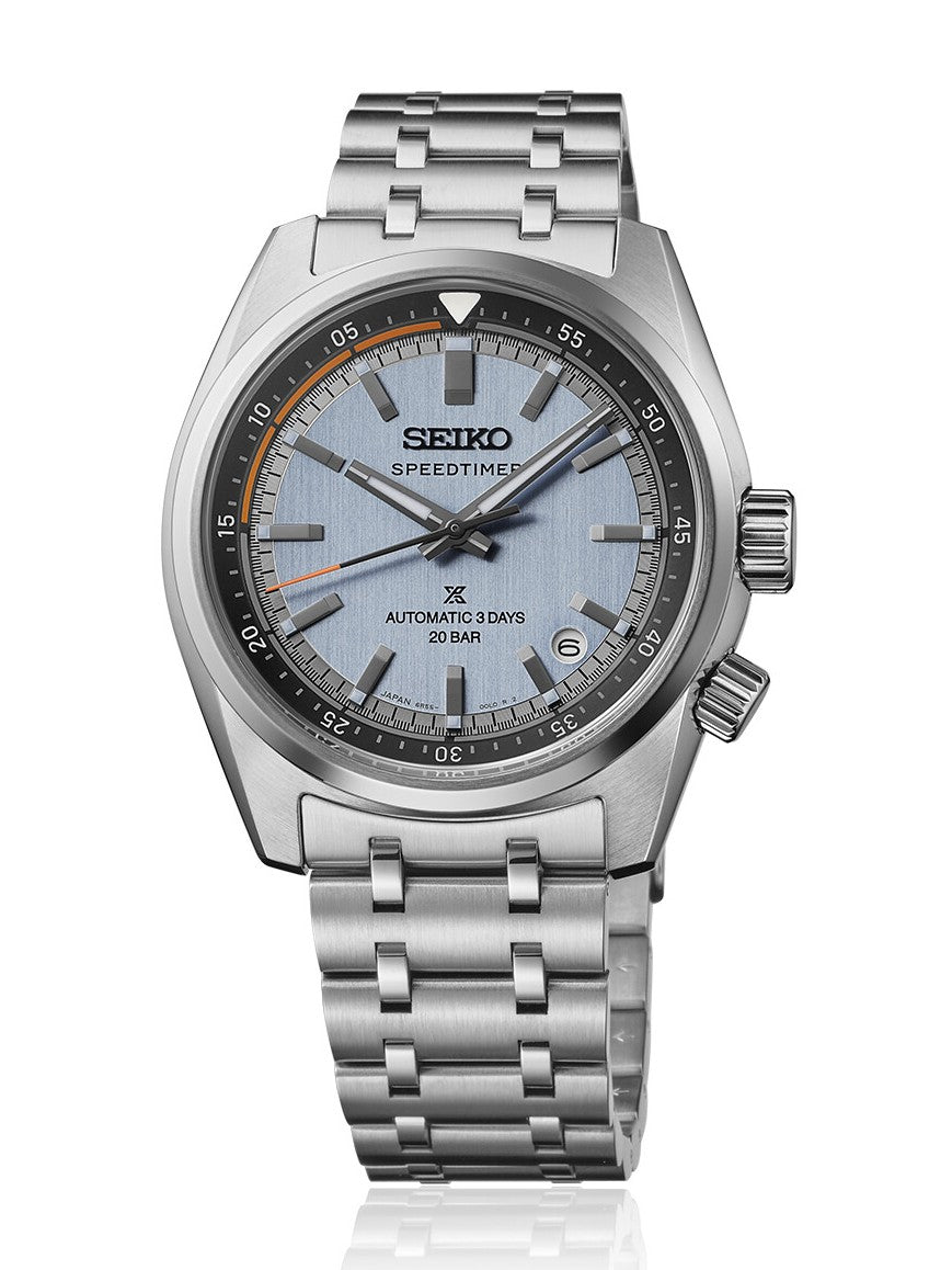 Seiko Prospex Speedtimer HBC003J1 – Automatik mit Countdown‑Drehring, Powder Blue