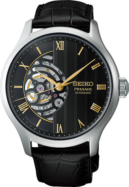 Seiko Presage HCB008J1 – Japanese Garden Open Heart, Schwarz