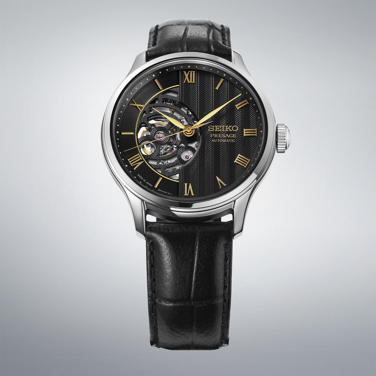 Seiko Presage HCB008J1 – Japanese Garden Open Heart, Schwarz