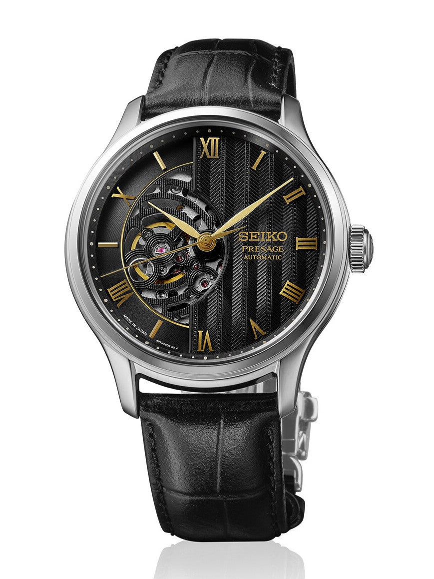 Seiko Presage HCB008J1 – Japanese Garden Open Heart, Schwarz