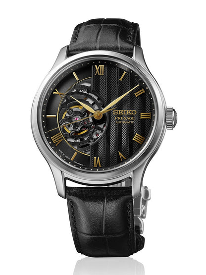 Seiko Presage HCB008J1 – Japanese Garden Open Heart, Schwarz
