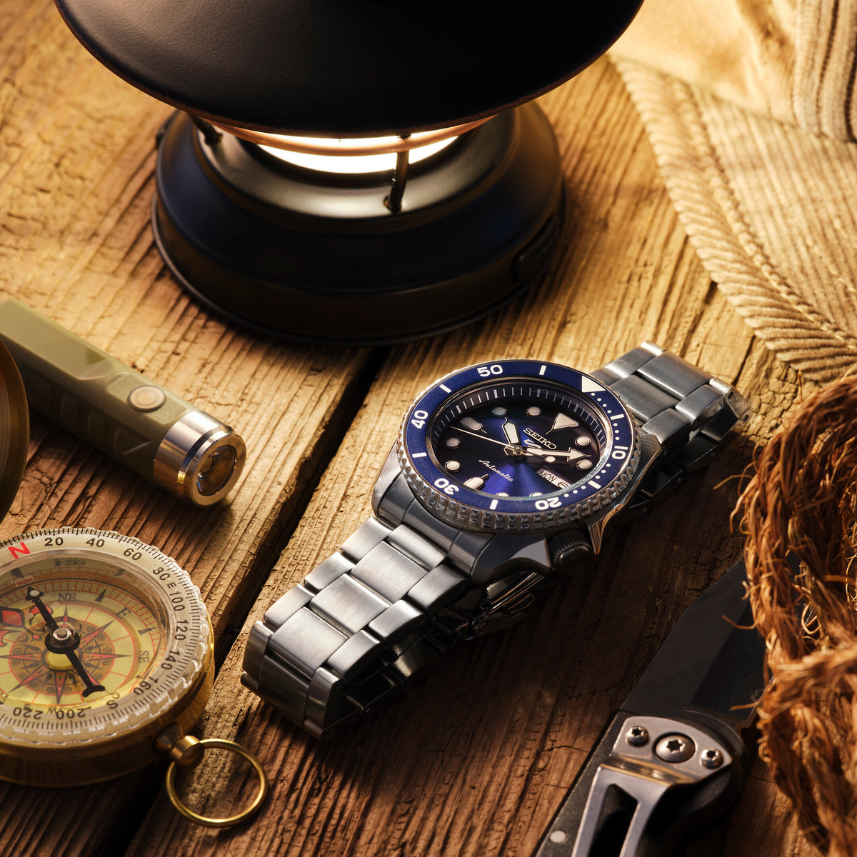 Seiko 5 Sports SRPD51K1 – SKX Series Automatik, Blau