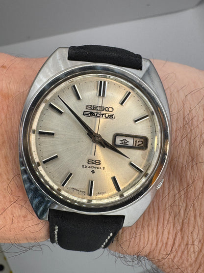 Vintage Seiko 5 Actus SS Automatic 23 Jewels Ref. 6106-8420 (November 1970) – JDM, Bilinguales Day-Date, Caliber 6106 (61GS-Verwandte Architektur) – Komplett revidiert Januar 2026