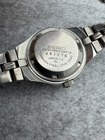Seiko Automatic 2206-0580 Ladies Watch – Hi-Beat – October 1974 – Salmon Sunburst Dial