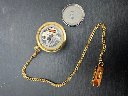 Ricoh Quartz Taschenuhr – Jubiläumsedition Zen-Nichi Kaikan („全日会館落成記念“)