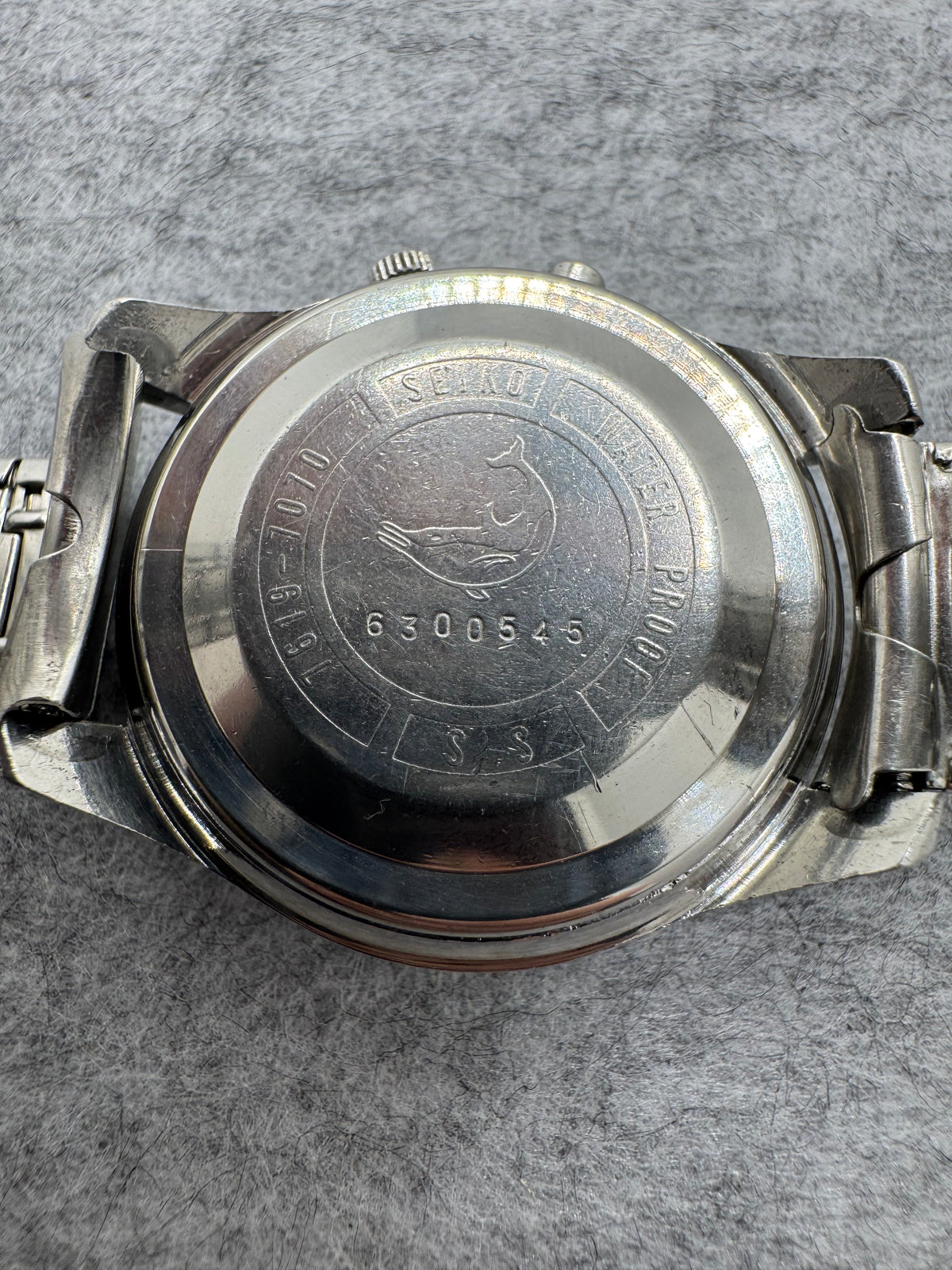 Seiko Sportsmatic Deluxe 7619-7010 - March 1966 - Diashock 25 Jewels, fluted bezel - Original band - freshly serviced