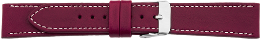 Bracelet de montre en cuir PREMIUM bordeaux 20mm