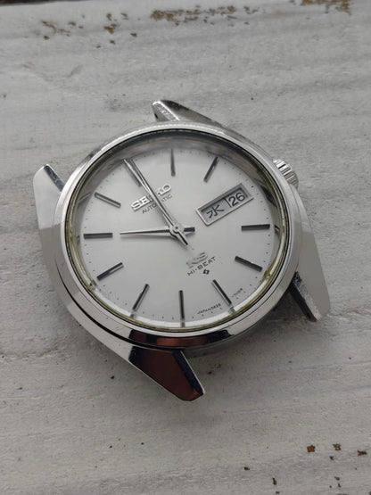 King Seiko Hi-Beat 5626-7000 – Calibre 5626A, Suwa Seikosha – Acier inoxydable, couronne signée KS – Juin 1970 – fraîchement révisée