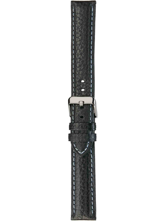 Herzog Sportivo Lederarmband Schwarz-Grau