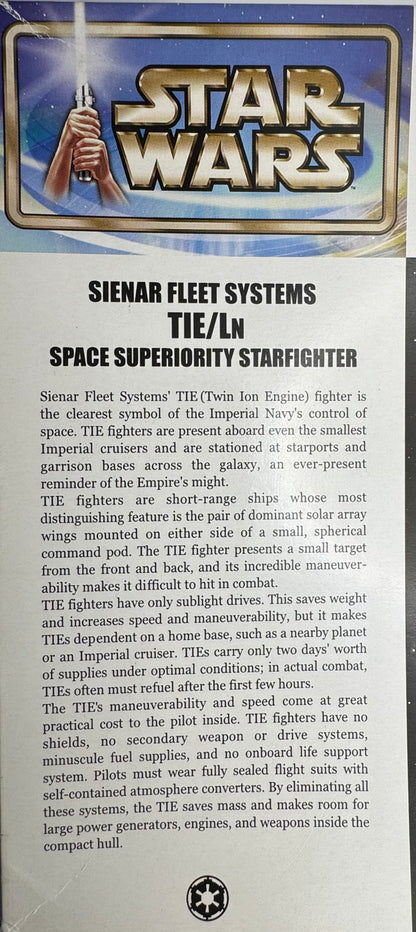 Fine Molds Star Wars TIE Fighter 1:72 Scale Model Kit (SW-2, 2002, Made in Japan)