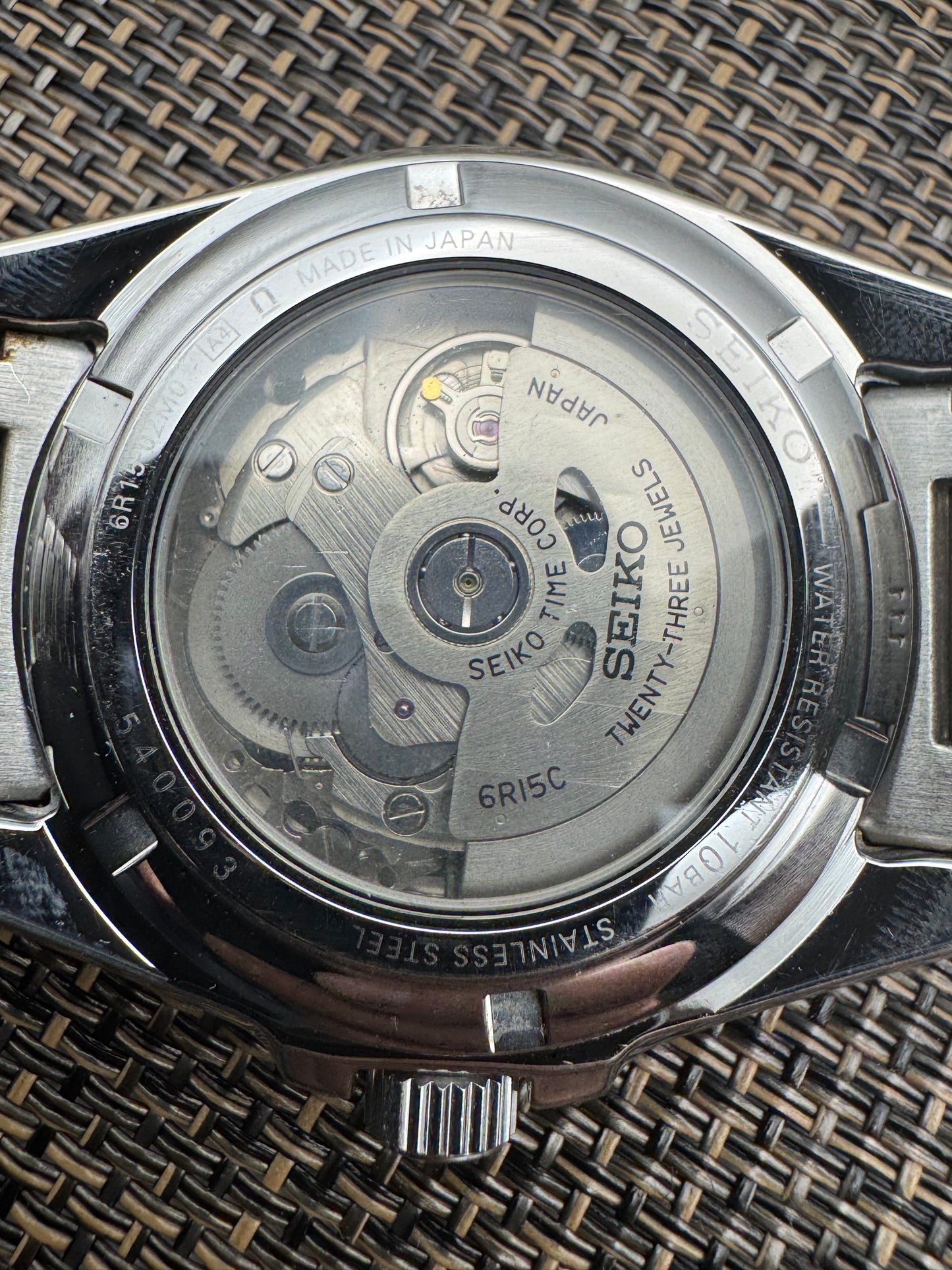 Seiko Automatic 6R15C – Japan Made, Ref. 6R15-02MO (April 2015)