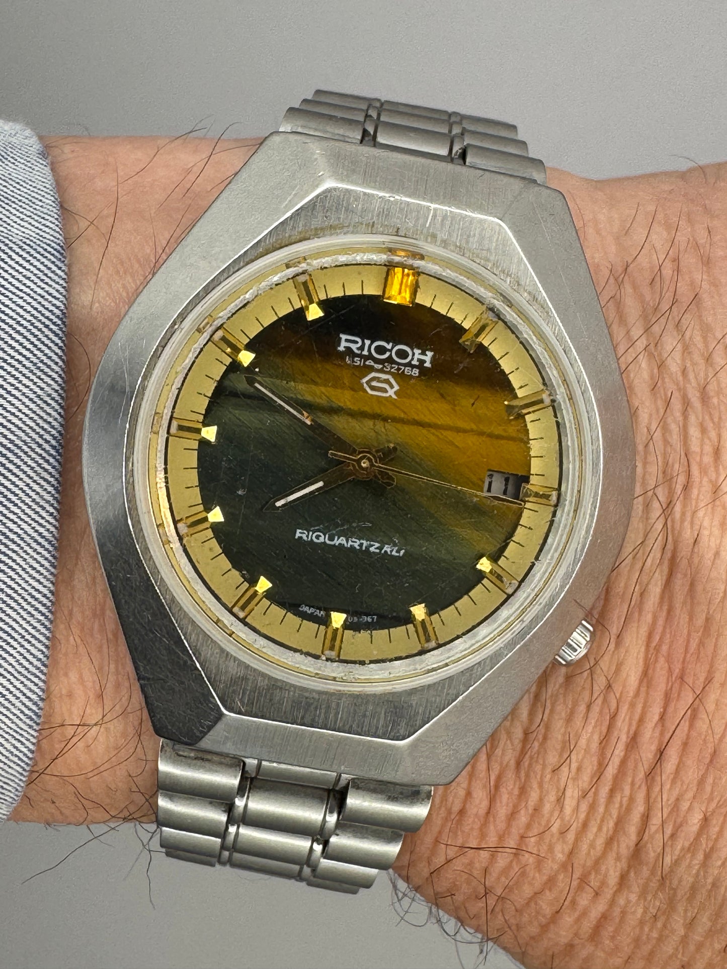 Ricoh Riquartz RL – Ref. 571006B – frühes Inhouse-Quarz – Japan ca. 1974–1976