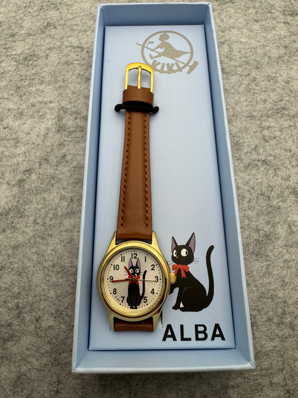 Seiko ALBA ACCK405 - Studio Ghibli "Kiki's Delivery Service", Jiji - unworn in original packaging with Japanese warranty card