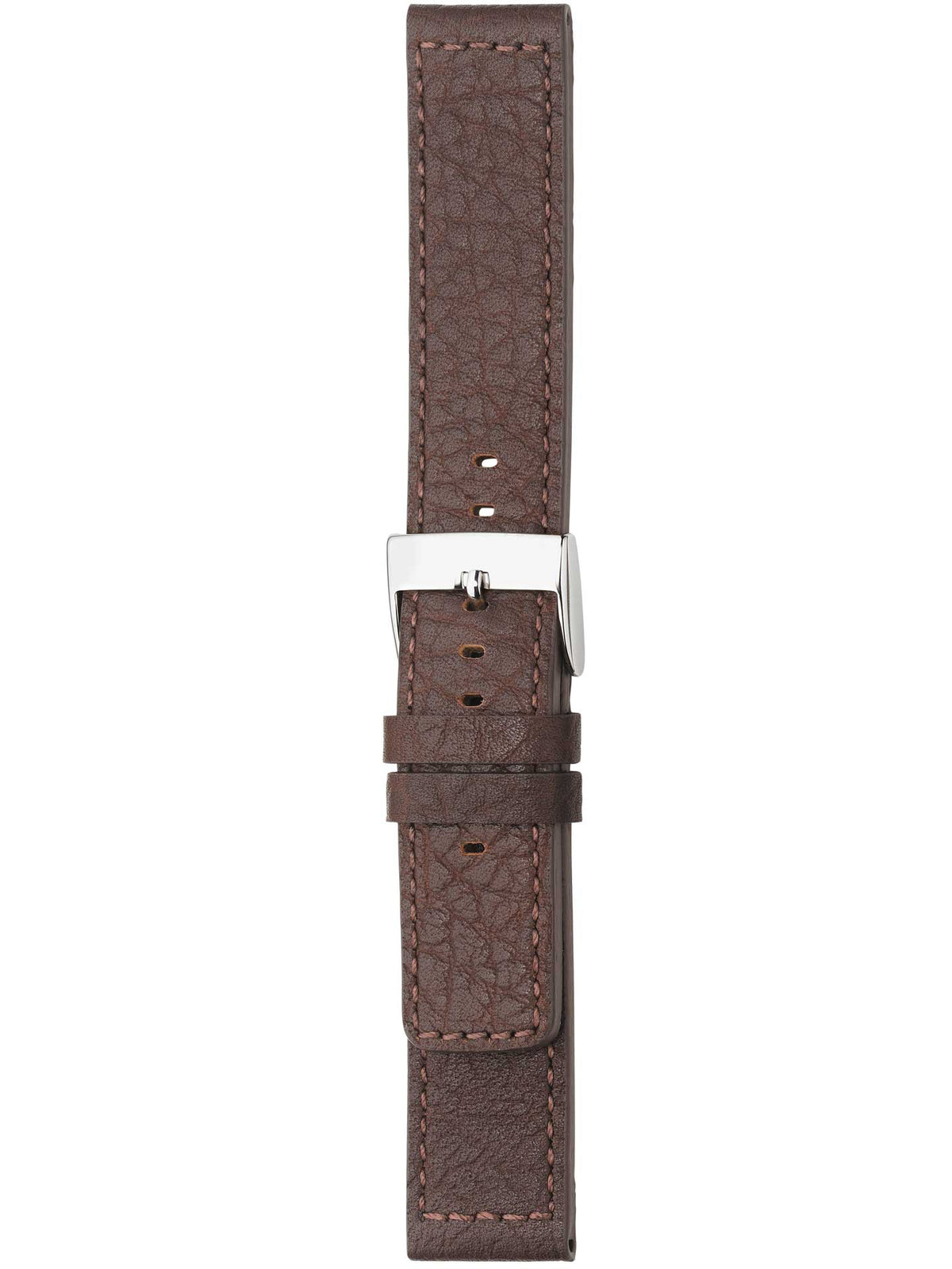Herzog Pilot Lederarmband Dunkelbraun