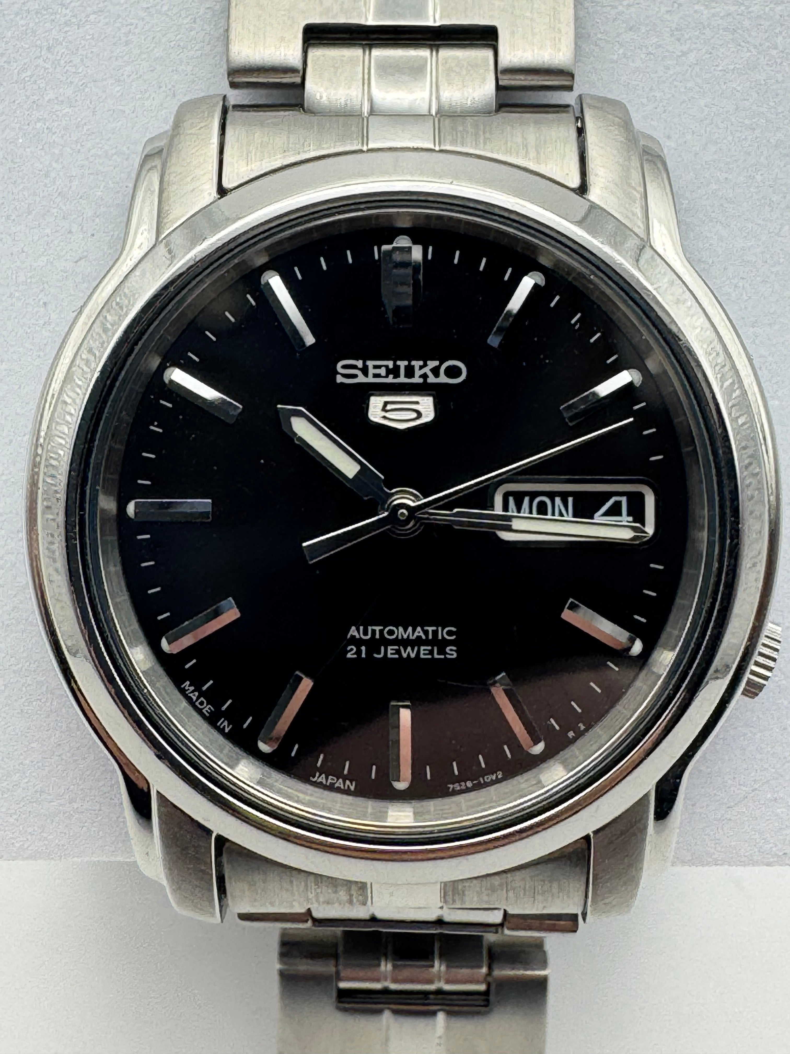 Seiko 5 Automatic (Ref. 7S26-10V2) – Black Dial (October 2011